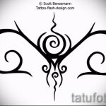 Példa a hát alsó részén található tetoválás vázlatára - opció - tatufoto.ru - 25