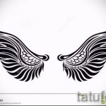 Példa a hát alsó részén található tetoválás vázlatára - opció - tatufoto.ru - 18