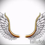 Példa a hát alsó részén található tetoválás vázlatára - opció - tatufoto.ru - 16