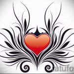 Példa a hát alsó részén található tetoválás vázlatára - opció - tatufoto.ru - 13