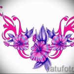 Példa a hát alsó részén található tetoválás vázlatára - opció - tatufoto.ru - 3