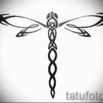 Példa egy vázlatra a hát alsó részén lévő tetováláshoz - opció - tatufoto.ru - 2