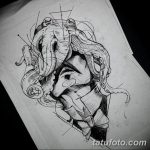 férfi vázlat a kar tetoválásához - 08032019 - 58