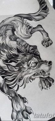 farkas tetoválás a kézi rajzokon - 2019.03.08 - 4