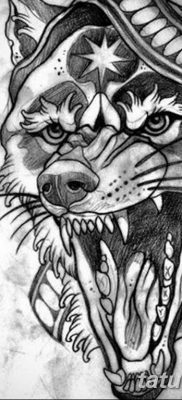 farkas tetoválás a kar vázlatain - 08032019 - 9