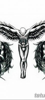 szárny tetoválás vázlat a karon - 2019.08.03 - 15