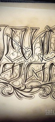 tetoválás betűkkel betűkészletek vázlatok 2019.09.14. №028 - tetoválás betűkkel betűkészletek vázlata -
