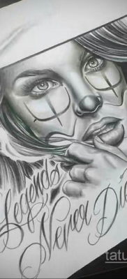 Chicano tetoválási vázlat 2019.09.14. №040 - Chicano tetoválási vázlat -