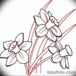 fotó Vázlatok egy nárcisz tetoválásról 2018.04.18 -án №017 - Vázlatok nárciszról -