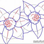 fotó Vázlatok egy nárcisz tetoválásról 2018.04.18 -án №055 - Vázlatok a nárciszról -