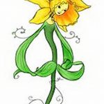 fotó Vázlatok egy nárcisz tetoválásról 2018.04.18 -án №072 - Vázlatok a nárciszról -