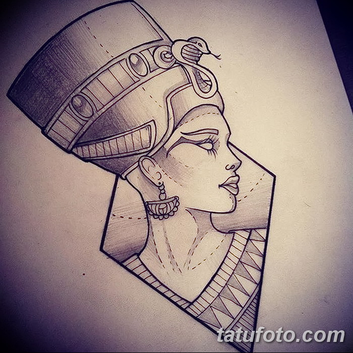 fotó Vázlatok Nefertiti tetoválásairól, 2017.10.02., №045 - Nefertiti vázlatai -