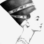 fotó Vázlatok Nefertiti tetoválásairól, 2017.10.02., 008 - Nefertiti vázlatai -