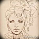 fotó Vázlatok Nefertiti tetoválásairól, 2017.10.02., №022 - Nefertiti vázlatai -