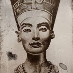 fotó Vázlatok Nefertiti tetoválásairól, 2017.10.02., №023 - Nefertiti vázlatai -