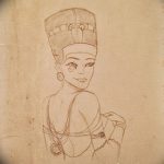 fotó Vázlatok Nefertiti tetoválásairól, 2017.10.02. №032 - Nefertiti vázlatai -