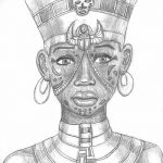fotó Vázlatok Nefertiti tetoválásairól, 2017.10.02. №034 - Nefertiti vázlatai -