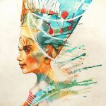 fotó Vázlatok Nefertiti tetoválásairól, 2017.10.02., №037 - Nefertiti vázlatai -