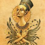 fotó Vázlatok Nefertiti tetoválásairól, 2017.10.02. №040 - Nefertiti vázlatai -