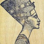 fotó Vázlatok Nefertiti tetoválásairól, 2017.10.02. №050 - Nefertiti vázlatai -