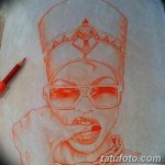 fotó Vázlatok Nefertiti tetoválásairól, 2017.10.02., 051. szám - Nefertiti vázlatai -