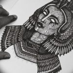 fotó Vázlatok Nefertiti tetoválásairól, 2017.10.02., №053 - Nefertiti vázlatai -
