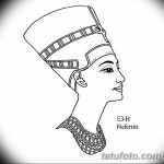 fotó Vázlatok Nefertiti tetoválásáról, 2017.10.02., 055. sz. - Nefertiti vázlatai -