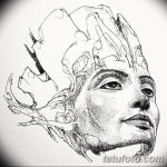 fotó Vázlatok Nefertiti tetoválásairól, 2017.10.02. №070 - Nefertiti vázlatai -