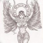 fotó Vázlatok Nefertiti tetoválásairól, 2017.10.02., №071 - Nefertiti vázlatai -