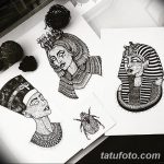 fotó Vázlatok Nefertiti tetoválásairól, 2017.10.02. №080 - Nefertiti vázlatai -