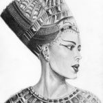 fotó Vázlatok Nefertiti tetoválásairól, 2017.10.02., №086 - Nefertiti vázlatai -