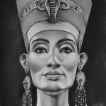 fotó Vázlatok Nefertiti tetoválásairól, 2017.10.02. №089 - Nefertiti vázlatai -