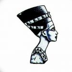 fotó Vázlatok Nefertiti tetoválásairól, 2017.10.02. №092 - Nefertiti vázlatai -