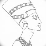 fotó Vázlatok Nefertiti tetoválásáról, 2017.10.02. 100. sz. - Nefertiti vázlatai -