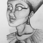 fotó Vázlatok Nefertiti tetoválásairól, 2017.10.02., №101 - Nefertiti vázlatai -