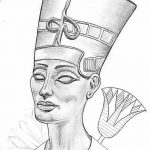 fotó Vázlatok Nefertiti tetoválásairól, 2017.10.02. №108 - Nefertiti vázlatai -