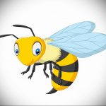 darázs tetoválás vázlata 2020.01.07. №3001 -mázsa tetoválás vázlata -