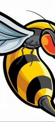 darázs tetoválás vázlata 2020.01.07. №044 -mázsa tetoválás vázlata -