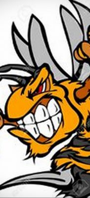 darázs tetoválás vázlata 2020.01.07. №041 -darázs tetoválás vázlata -