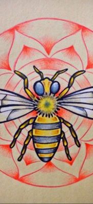 darázs tetoválás vázlata 2020.01.07. №037 -mázsa tetoválás vázlata -