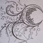 fotó Vázlatok egy félholdhold tetoválásról, 2018.06.18. №012 - Vázlatok a holdtetoválásról -