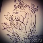 A hiúz tetoválás vázlatának egyedi változata - használhatja a hiúz tetoválás megjelenítését