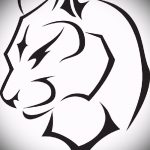 A hiúz tetoválási vázlatának hűvös változata - használható egy hiúz tetoválására a vállán