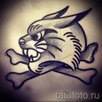 A hiúz tetoválási vázlatának stílusos változata - hiúz tetováláshoz használható a karon