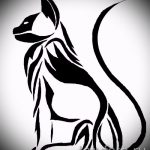 A hiúz tetoválóvázlat egyedi változata - tetováló hiúz grafikához használható