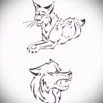 Tisztességes tetoválás vázlat hiúz - használható hiúz vigyor tetováláshoz