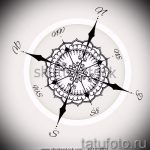 Готина рисунка с роза на вятъра - подходяща за скица за добра татуировка