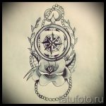 Висококачествена рисунка с роза на вятъра - подходяща за скица за пробна татуировка