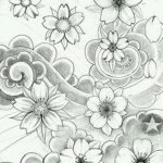 fotó Vázlatok Sakura tetoválásról 2018.01.27. №160 - Sakura tetoválás vázlatai -