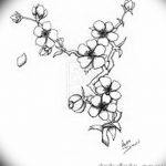 fotó Vázlatok Sakura tetoválásról 2018.01.27. №162 - Sakura tetoválás vázlatai -